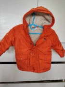 kurtka zimowa pomarańczowa Pepco rozmiar 80 cm