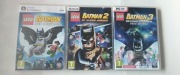 LEGO Batman 1 + 2 + 3 ZESTAW 3 gier PC PL pudełkowe DVD