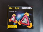 Multifunkcyjna lampa warsztatowa COB / trójkąt ostrzegawczy LED 