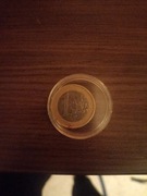 Moneta 1 euro skrętka 45 stopni 2002r z obiegu