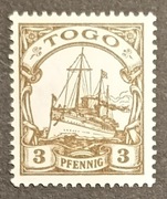 KOLONIE NIEMIECKIE - TOGO Mi 20 ** - czysty - stan - GABINET