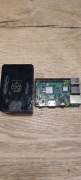 Raspberry Pi3b v1.2 z obudowa i radiatorami. 