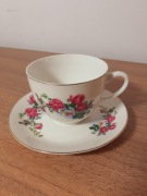 Filiżanka z Chińskiej porcelany z talerzykiem