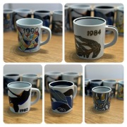Kubek Royal Copenhagen, mały, 1973, 1982, 1983, 1984, 1990 jubileuszowy