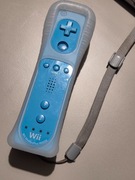 Wii remote controller motion plus niebieski