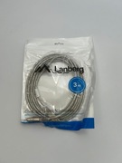 Lanberg USB-A TO USB-B 2.0 Kabel Transparenty 3M