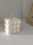 Świeca dekoracyjna sojowa BUBBLE  6x6 cm .
