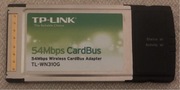 PCMCIA - PC Card | TP-LINK TL-WN310G Karta CardBus Wi-Fi 54 Mbps Karta NIC