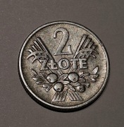 Moneta 2 zł. 1959r. Jagody.