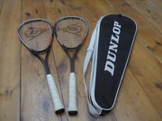 Rakiety do Squasha DUNLOP 2 szt , pokrowiec 