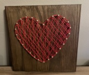 String art serce