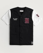 HOLLISTER koszula baseballowa nowa XL