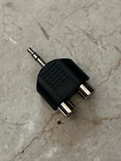Adapter 3,5 mm Gniazdko/2x Cinch