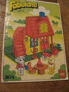 Lego Fabuland 3674 -instrukcja , unikat
