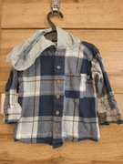 Koszula flanelowa z kapturem rozmiar 80 