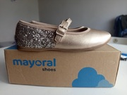 Mayoral złote balerinki baleriny 33 brokat