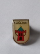 Herb miasta i gmina Kościan przypinka pin odznaka wpinka