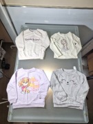 Zestaw Bluzy Dziecięce 4 szt. Markowe Rozmiar 98-104 