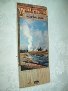 YELLOWSTONE - NATIONAL PARK -ROZKŁADÓWKA - 1976