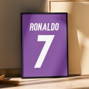 Plakat w ramce Real Madryt Cristiano Ronaldo 