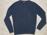 JOE MERINO Classic Crew - LEKKA BLUZA 100% Merynos - rozm. M - IDEALNA !!!