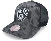 Mitchell & Ness Brooklyn Nets Burnt Ends Black Trucker