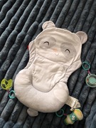 Fisher Price mata Panda do zabawy leżenia + gryzak, grzechotka, szeleścik