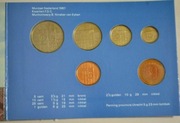 Holandia 1987 zestaw rocznikowy - 5 monet + żeton 
