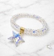 Bransoletka opal Swarovski gwiazdka blyszczaca