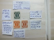 3szt. znaczki Fi 107 L WMG 1923r. Herb DANZIG Niemcy PMW Rzesza czyste **/*