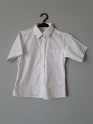 TU Biała elegancka koszula 116 z krótkim rękawem