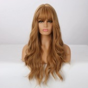 Peruka Włosy Rude Rudy Fale Naturalny Wygląd jak naturalne w dotyku