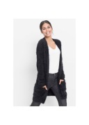 Puszysty kardigan długi ciepły sweter BonPrix pasuje na S-M Nowy