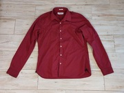 Koszula czerwona Reserved męska drobny wzór M