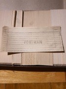 Pudełko nowych kart perforowanych fortran do komputera Odra