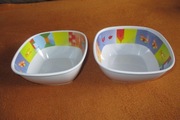 Zestaw dwóch plastikowych misek Metlex, miska plastikowa 15 x 6,5 cm