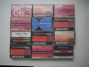 Zestaw 12 kaset magnetofonowych do nagrywania