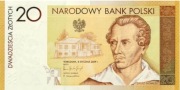 20 zł Juliusz Słowacki banknot kolekcjonerski JS 0043366