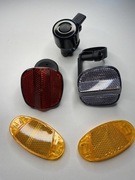 Zestaw rowerowy odblaski + dzwonek