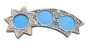 Świecznik na tealight, ozdoba, Boże Narodzenie,gwiazda betlejemska, kometa 