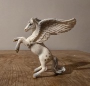 Schleich bayala koń dębujący pegaz figurka model wycofany z 2004 r.