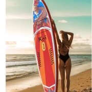 SUP deska do pływania z kompletem akcesoriów 335 cm 180kg