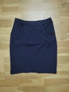 jak nowa granatowa spódnica 152