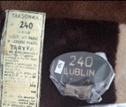 Motoryzacja PRL cennik usług taxi