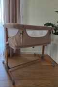 Łóżeczko dostawne MoMi SMART BED beżowy