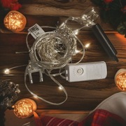 Kurtyna świetlna LED 200 – lampki świąteczne na choinkę okno balkon 2 m