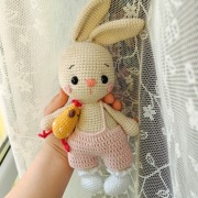 Zajączek na szydełku 