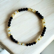  Bransoletka Turmalin i Cytryn