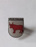 Herb miasta Bielsk Podlaski przypinka pin wpinka odznaka