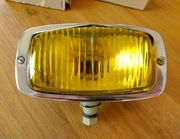 Zabytek NOWY Reflektor Przeciwmgielny PRL K-5 Kraków, Żółte Szkło, NOS